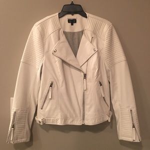 Topshop faux leather jacket